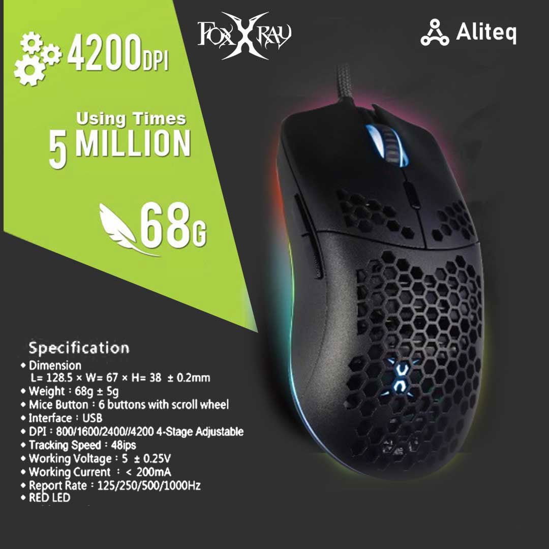 Foxxray Rapidbee Gaming Mouse In Nepal Aliteq