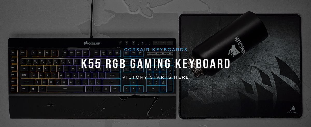 CORSAIR K55 RGB Gaming Keyboard, corsair