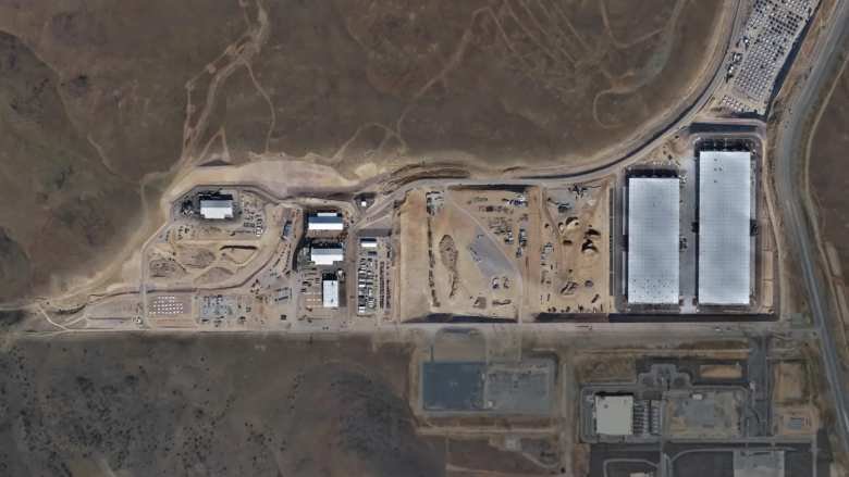 Redwood Materials plant seen from the air