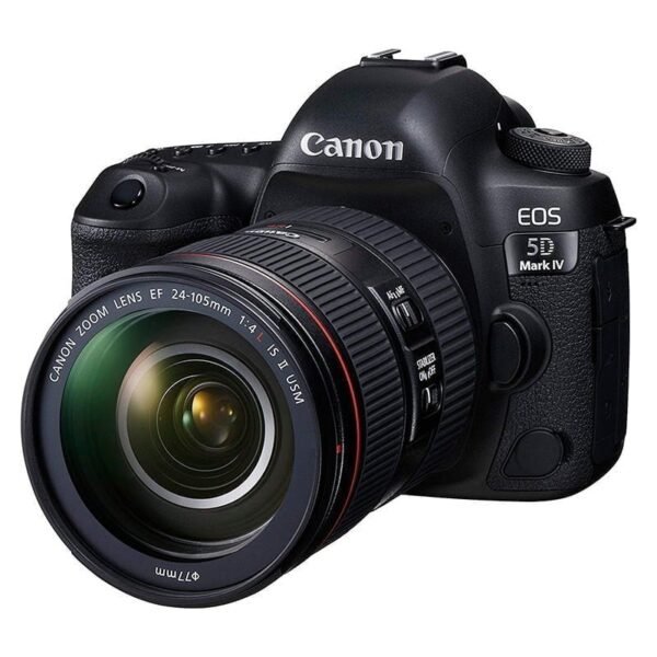 Canon EOS 5D Mark IV 30.4 MP Digital SLR Camera (Black) + EF 24-105mm