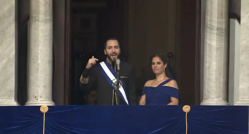 Nayib Bukele was recently sworn in as president for a second five-year term.  Source: Casa President