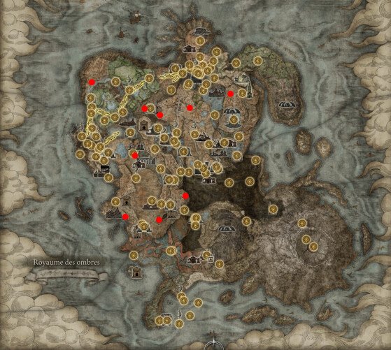 Larval Tears Map - Elden Ring Shadow of the Erdtree