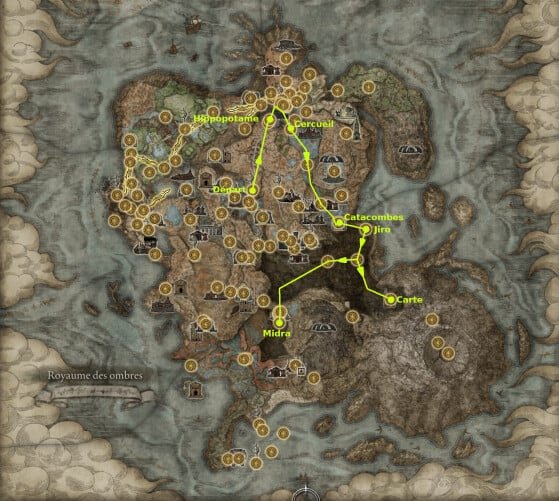 Directions to reach the Abyssal Woods - Elden Ring Shadow of the Erdtree