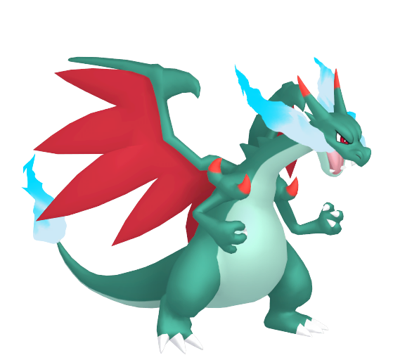 Mega Charizard X shiny - Pokemon GO